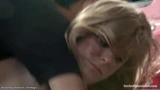 Sexy blonde Penny Pax visits insane mechanic Tommy Pistol she met at therapist but he overpowers her and fucks with huge cock all over his shop