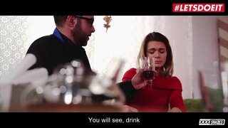 LETSDOEIT - సెక్సీ పతిత అమ్మాయి లారా వెస్ట్ Blows And Fucks తో ఒక బ్రోకెన్ గుండె తండ్రి